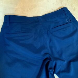 Under Armour Blue 30 heat gear Shorts Golf School Uniform Travel Active